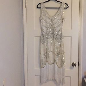 Roaring 20s beaded dress